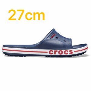 サンダル クロックス crocs バヤバンド スライド Bayaband 27cm ネイビー