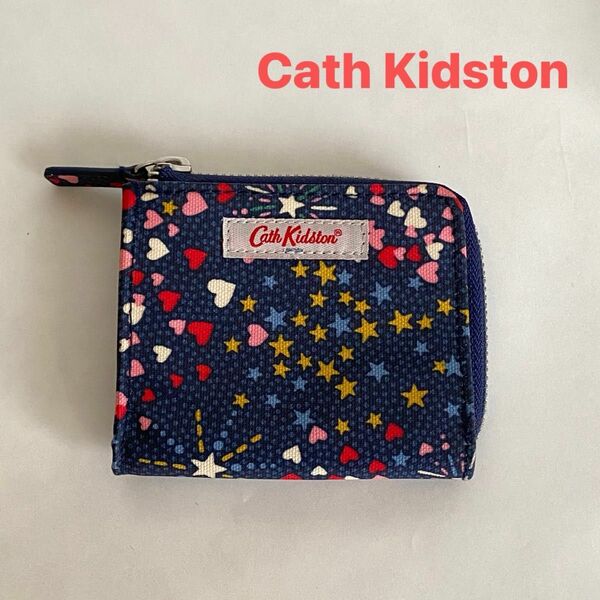 Cath Kidston コインケースネイビーミッドナイトスターズ