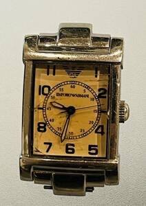  работоспособность не проверялась EMPORIO ARMANI Emporio Armani AR-0219 квадратное женский кварц наручные часы лицо только 