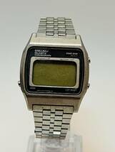 動作未確認　SEIKO セイコー デジタル 腕時計 A229-5010 メンズ シルバー_画像1