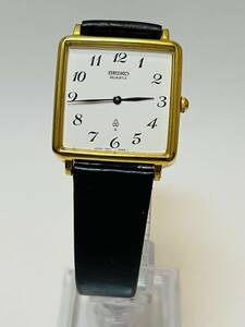 動作未確認　SEIKO セイコー シャリオ 7820-5400 角型 腕時計