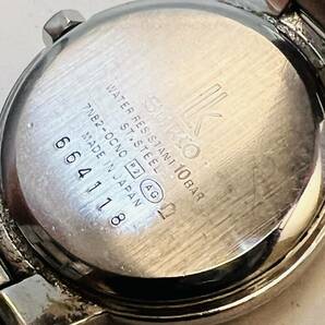 動作未確認 SEIKO セイコー LK セイコー ルキア 7N82-0CN0 腕時計 アナログ 3針 腕時計の画像5