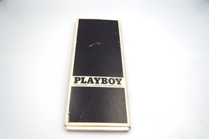 ■H0329:PLAYBOY　プレイボーイ 　ライター　ガスライター ケース付き　動作未確認　ジャンク