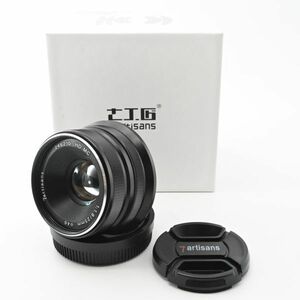 【新品級の極上美品/動作◎】七工匠 7artisans 25FXB 25mm F1.8 Xマウント　富士フィルムX レンズ