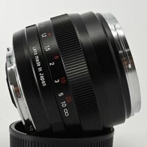 【新品級の極上美品/動作◎】 Zeiss Classic Planar ZE T 1.4/50 標準カメラレンズ Canon　キャノン　ツァイス　 EFマウント SLR/DSLR_画像6