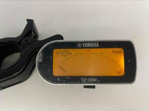 #7829.1　YAMAHA ヤマハ　TD-35M クリップ式ギターチューナー 黒色 ブラック　中古