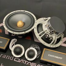 【保証付】【超高音質】DATASAT RS685 ハンドメイドハイエンド2wayスピーカーセット 2wayコンポーネント(17cm ウーファー ツイーター)_画像1