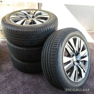 少ないPEUGEOT/プジョー 2008純正品16インチ16×6.5J＋20 108/4H ハブ径約65.1φ タイヤ付き4本 ダンロップ ルマン LEMANS V 195/60R16 