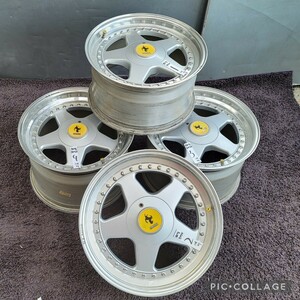 美品 OZ フッツーラ 17インチ 9J ET40 11J ET53 PCD108ホイールのみ4本セット FERRARI フェラーリ テスタロッサ F360 F430 F348 F355 