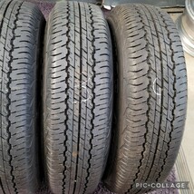 M.I.Cアルミホイール15インチ6j PCD139.7 6穴 +45 ハブ110タイヤ付き4本ダンロップ/GRANDTREK AT20 195/80R15 キャラバン NV350 E25 E26 _画像7