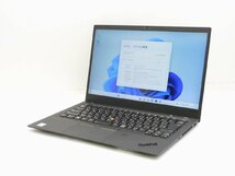 【1円スタート】Lenovo ThinkPad X1 Carbon Gen6 20KGS0HB00 Core i5 8350U 16GB 256GB(M.2 NVMe SSD) 14インチ FHD (1920×1080) Win11Pro_画像1