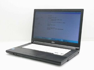 【1円スタート】富士通 LIFEBOOK A576/P FMVA1600V Celeron 3855U 1.6Ghz 8GB DVDドライブ 15.6インチ OSなし BIOSのみ