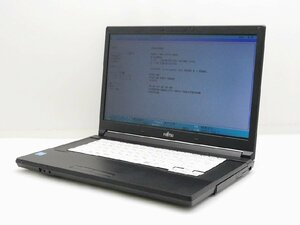 【1円スタート】富士通 LIFEBOOK A576/P FMVA1600V Celeron 3855U 1.6Ghz 8GB DVDROM 15.6インチ OSなし BIOSのみ