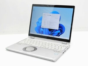 【1円スタート】Panasonic Let's note CF-QV8 Core i5 8365U 8GB 256GB(SSD) 12インチ WQXGA+(2880×1920)タッチパネル Windows11 Pro