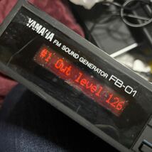 YAMAHA/ヤマハ　FM SOUND GENERATOR/FM サウンドジェネレータ 音源モジュール FB-01 通電OK 本体のみ　ジャンク扱い_画像1