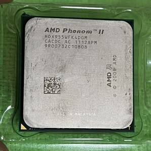 AMD CPU PhenomⅡ X4 955 HDX955WFK4DGM CPUクーラー付き 未チェックのジャンク扱い 2008年製の画像2