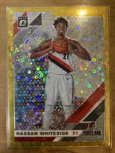 【10枚限定】NBA PANINI 2019-20 donruss optic Hassan Whiteside Gold Disco /10 Portland Trail Blazers Heat Kings Jazz