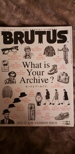 BRUTUS ブルータス／特集 STYLEBOOKシリーズ 2011～2012 マガジンハウス ファッション【管理番号Ycp本1-406】