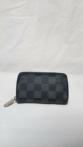 LOUIS VUITTON ルイヴィトン ダミエ・グラフィット ジッピーコインパース 財布 N63076