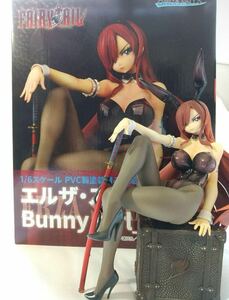 【開封美品】FAIRY TAIL エルザ・スカーレット バニー フィギュア オルカトイズ