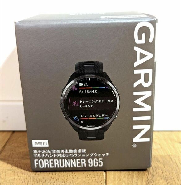 【新品未開封】GARMIN　Forerunne　965 Black　保証書付き GARMIN