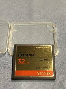 サンディスク SANDISK エクストリーム コンパクトフラッシュ 32GB SDCFXSB-032G-J61 120 MB/s UDMA7 中古品