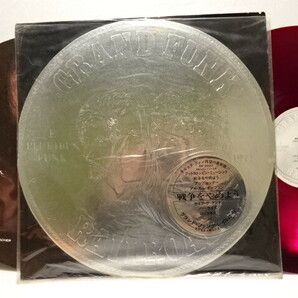 初回 シール帯付 赤盤 原盤 グランド・ファンク GRAND FUNK RAILROAD 戦争をやめよう 1971 米ハードロック金字塔 JPN. ORIGINAL 状態良好 の画像1