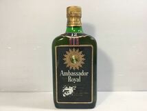 [K-2024]Ambassador Royal 12年★スコッチウイスキー 古酒 洋酒 未開栓☆アンバサダー ロイヤル 12年♪売り切り 1円スタート!!_画像1