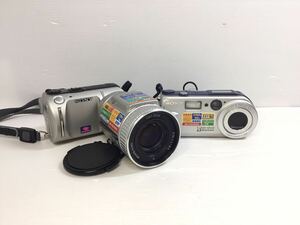 [K-2024]SONY Cyber-shot 2台 まとめ売り★ソニー DSC-F505 DSC-P1 サイバーショット☆動作未確認 デジタルカメラ♪売り切り 1円スタート!!