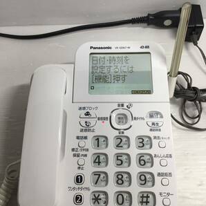 [K-2024]簡易動作確認済み Panasonic パナソニック コードレス電話機 子機 1台 KX-FKD556-W 電話機 固定電話 コードレスVE-GD67-W 売り切りの画像2