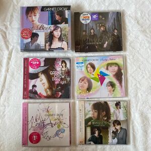 n1924 『GARNET CROW Best Selection 2000 to 2005』 初回盤特典　CDサイズ卓上カレンダー付き　他　CD 6点 【美品】