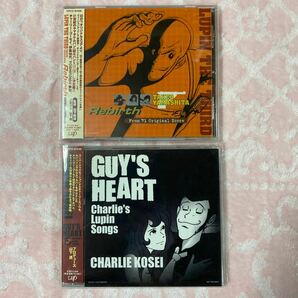 n 1968 『ルパン3世』 LUPIN THE THIRD TAKEO YAMASHITA Rebirth From’71 Original Score /GUY'S HEART～Charlie's Lupin Song…2点の画像1
