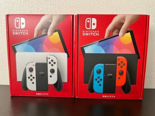 Nintendo Switch ニンテンドースイッチ 有機EL ネオン ホワイト 2台セット 新品未開封