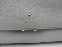 ☆未使用 Kate Spade/ケイトスペード レザーショルダーバッグ(BEG/BRN)PXRU5844 ☆_画像3