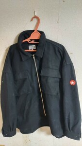 C.E CAVEMPT WOOL ZIP SHIRT JACKET CES16JK16 XL 日本製 ブラック ジャケット シャツジャケット　cav empt