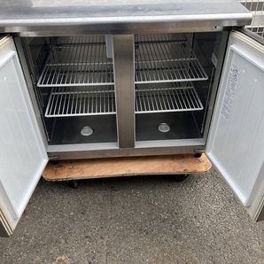 2016年製 大和冷機 テーブル形冷凍冷蔵庫 4161S-A 100V 幅1200 奥600 高800 コールドテーブル 台下 ダイワ 中古 業務用の画像2