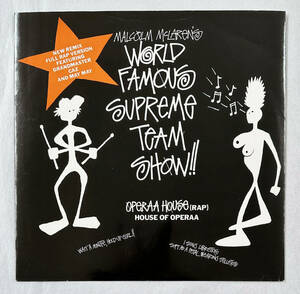 #1990 year original UK record Malcolm McLaren*s World*s Famous Supreme Team Show - Operaa House (Rap) 12~EP VSTX 1273 Virgin Stussy