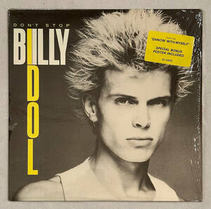 ■1983年 Reissue US盤 Billy Idol - Don’t Stop 12”EP 大判ポスター付き 5V 44000 Chrysalis