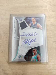 NBA upperdeck 06-07 SP game used dual auto swatch D.williams & C.paul 直筆サインとジャージ　50枚限定！！