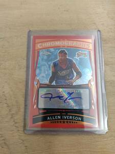 NBA 05-06 topps chrome autograph allen iverson 直筆サイン　162枚限定！！