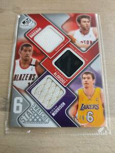 NBA 09-10 upperdeck SP game used 6star swatches 6人分 ジャージカード 保証書付き 99枚限定！！