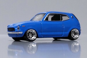 希少 1/64 絶版 名車コレクション ホンダ Z GS N360 改 初期型 深リム ワタナベ シャコタン カスタム 改造 360 サブロク 軽自動車 軽四 