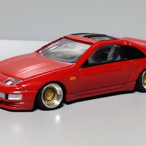 希少 プレミアム 1/60 トランスポーター 日産 フェアレディZ 300ZX ツインターボ 改 Z32 深リム BBS SSR シャコタン カスタム 改造 (1/64)の画像6