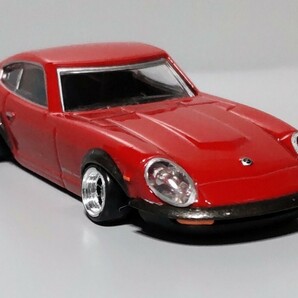 希少 1/64 絶版 名車コレクション 日産 フェアレディ 240ZG HS30 改 フェアレディZ S30 深リム ハヤシ シャコタン カスタム 改造 (1/64)の画像8