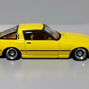 希少 1/64 絶版 名車コレクション マツダ サバンナ RX-7 SA22C 改 初代 前期 深リム ハヤシ シャコタン カスタム 改造 グラチャン 旧車 の画像6