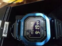 【未使用】CASIO カシオ G-SHOCK Gショック GMW-B5000G-2JF　美品　時計　青_画像2