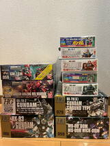 送料無料 HG HGUC FG 1/144 11個セット ビルドファイターズ GM/GM アメイジングレッドウォーリア ドム 陸戦型ガンダム_画像1