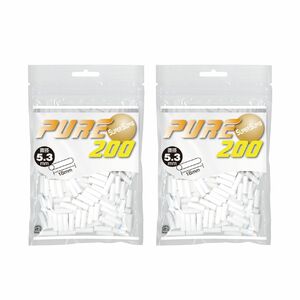 2個 PURE 手巻きタバコ用 スーパースリム フィルター