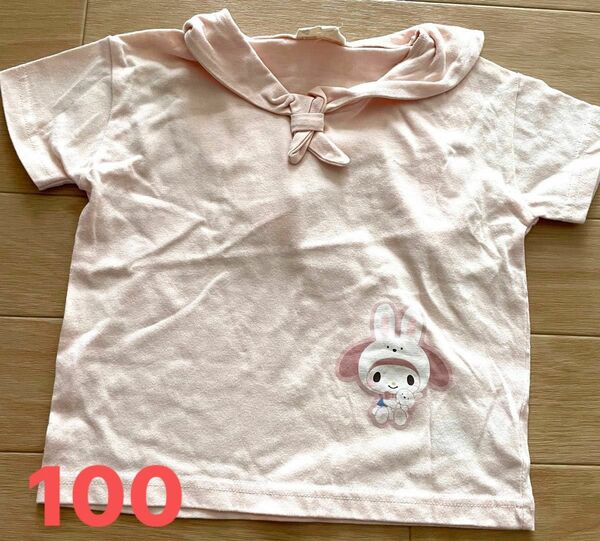 マイメロちゃん　セーラーTシャツ 100