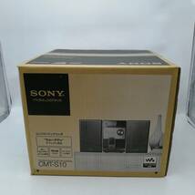 y2517 新品 未使用 SONY ソニー CMT-S10 ウォークマン用 コンパクトドックコンポ システムコンポ CD システムコンポ FM/AM ラジオ リモコン_画像1